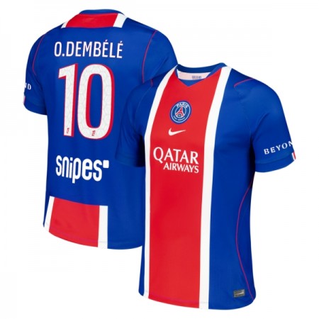Virallinen pelipaita Paris Saint-Germain O. Dembele 10 Koti 2026-27 Lyhythihainen - Miesten Virallinen pelipaita Paris Saint-Germain O. Dembele 10 Koti 2026-27 Lyhythihainen - Miesten