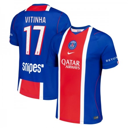 Virallinen pelipaita Paris Saint-Germain Vitinha 17 Koti 2026-27 Lyhythihainen - Miesten Virallinen pelipaita Paris Saint-Germain Vitinha 17 Koti 2026-27 Lyhythihainen - Miesten