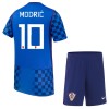 Virallinen pelipaita Kroatia Modrić 10 Vieras MM-kisat 2026 Lyhythihainen - Lasten ( + Lyhyet housut ) Virallinen pelipaita Kroatia Modrić 10 Vieras MM-kisat 2026 Lyhythihainen - Lasten ( + Lyhyet housut )
