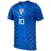 Virallinen pelipaita Kroatia Modrić 10 Vieras MM-kisat 2026 Lyhythihainen - Lasten ( + Lyhyet housut )