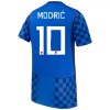 Virallinen pelipaita Kroatia Modrić 10 Vieras MM-kisat 2026 Lyhythihainen - Lasten ( + Lyhyet housut )