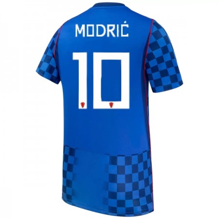Virallinen pelipaita Kroatia Modrić 10 Vieras MM-kisat 2026 Lyhythihainen - Miesten Virallinen pelipaita Kroatia Modrić 10 Vieras MM-kisat 2026 Lyhythihainen - Miesten