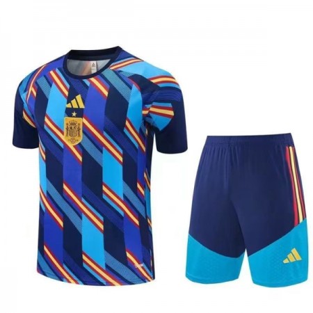 Virallinen pelipaita Espanja Pre-Match MM-kisat 2026 Lyhythihainen - Lasten ( + Lyhyet housut ) Virallinen pelipaita Espanja Pre-Match MM-kisat 2026 Lyhythihainen - Lasten ( + Lyhyet housut )