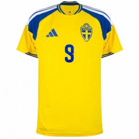 Virallinen pelipaita Ruotsi Isak 9 Koti MM-kisat 2026 Lyhythihainen - Miesten