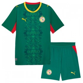 Virallinen pelipaita Senegal Vieras MM-kisat 2026 Lyhythihainen - Lasten ( + Lyhyet housut )