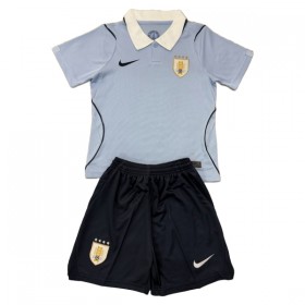 Virallinen pelipaita Uruguay Koti MM-kisat 2026 Lyhythihainen - Lasten ( + Lyhyet housut )