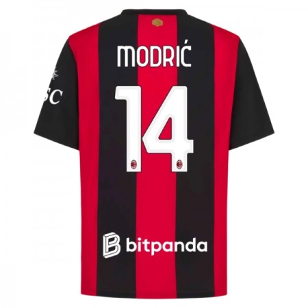 Virallinen pelipaita AC Milan Modrić 14 Koti 2026-27 Lyhythihainen - Miesten Virallinen pelipaita AC Milan Modrić 14 Koti 2026-27 Lyhythihainen - Miesten