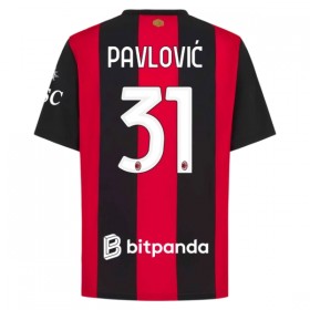 Virallinen pelipaita AC Milan Pavlovic 31 Koti 2026-27 Lyhythihainen - Miesten