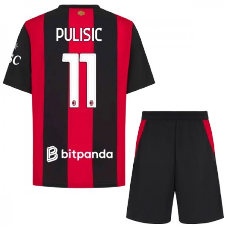 Virallinen pelipaita AC Milan Pulisic 11 Koti 2026-27 Lyhythihainen - Lasten ( + Lyhyet housut ) Virallinen pelipaita AC Milan Pulisic 11 Koti 2026-27 Lyhythihainen - Lasten ( + Lyhyet housut )