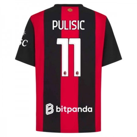 Virallinen pelipaita AC Milan Pulisic 11 Koti 2026-27 Lyhythihainen - Miesten Virallinen pelipaita AC Milan Pulisic 11 Koti 2026-27 Lyhythihainen - Miesten
