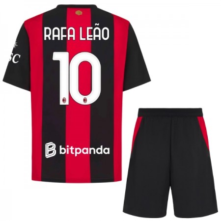 Virallinen pelipaita AC Milan Rafael Leao 10 Koti 2026-27 Lyhythihainen - Lasten ( + Lyhyet housut ) Virallinen pelipaita AC Milan Rafael Leao 10 Koti 2026-27 Lyhythihainen - Lasten ( + Lyhyet housut )