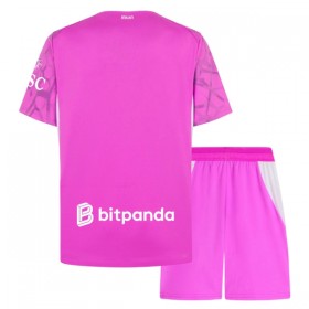 Virallinen pelipaita AC Milan Vieras Maalivahti 2026-27 Lyhythihainen - Lasten ( + Lyhyet housut )