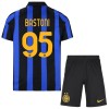 Virallinen pelipaita Inter Milan Bastoni 95 Koti 2026-27 Lyhythihainen - Lasten ( + Lyhyet housut ) Virallinen pelipaita Inter Milan Bastoni 95 Koti 2026-27 Lyhythihainen - Lasten ( + Lyhyet housut )