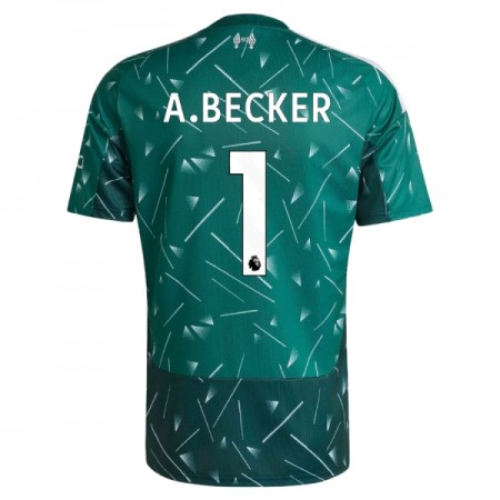 Virallinen pelipaita Liverpool A. Becker 1 Maalivahti Koti 2026-27 Lyhythihainen Vihreä - Miesten Virallinen pelipaita Liverpool A. Becker 1 Maalivahti Koti 2026-27 Lyhythihainen Vihreä - Miesten