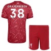 Virallinen pelipaita Liverpool Gravenberch 38 Koti 2026-27 Lyhythihainen - Lasten ( + Lyhyet housut ) Virallinen pelipaita Liverpool Gravenberch 38 Koti 2026-27 Lyhythihainen - Lasten ( + Lyhyet housut )