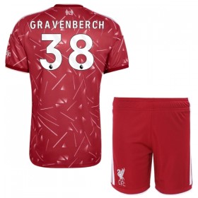 Virallinen pelipaita Liverpool Gravenberch 38 Koti 2026-27 Lyhythihainen - Lasten ( + Lyhyet housut )