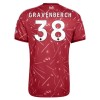 Virallinen pelipaita Liverpool Gravenberch 38 Koti 2026-27 Lyhythihainen - Lasten ( + Lyhyet housut )