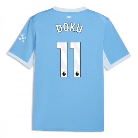 Virallinen pelipaita Manchester City Doku 11 Koti 2026-27 Lyhythihainen - Miesten Virallinen pelipaita Manchester City Doku 11 Koti 2026-27 Lyhythihainen - Miesten