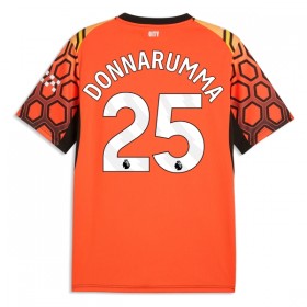 Virallinen pelipaita Manchester City Donnarumma 25 Maalivahti Kolmas 2026-27 Lyhythihainen Oranssi - Miesten