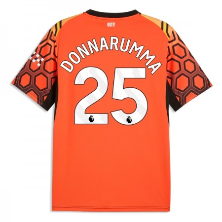 Virallinen pelipaita Manchester City Donnarumma 25 Maalivahti Kolmas 2026-27 Lyhythihainen Oranssi - Miesten Virallinen pelipaita Manchester City Donnarumma 25 Maalivahti Kolmas 2026-27 Lyhythihainen Oranssi - Miesten