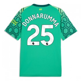 Virallinen pelipaita Manchester City Donnarumma 25 Maalivahti Koti 2026-27 Lyhythihainen Vihreä - Miesten