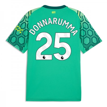Virallinen pelipaita Manchester City Donnarumma 25 Maalivahti Koti 2026-27 Lyhythihainen Vihreä - Miesten Virallinen pelipaita Manchester City Donnarumma 25 Maalivahti Koti 2026-27 Lyhythihainen Vihreä - Miesten