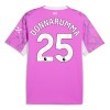 Virallinen pelipaita Manchester City Donnarumma 25 Vieras Maalivahti 2026-27 Lyhythihainen Pinkki - Miesten Virallinen pelipaita Manchester City Donnarumma 25 Vieras Maalivahti 2026-27 Lyhythihainen Pinkki - Miesten