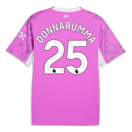 Virallinen pelipaita Manchester City Donnarumma 25 Vieras Maalivahti 2026-27 Lyhythihainen Pinkki - Miesten Virallinen pelipaita Manchester City Donnarumma 25 Vieras Maalivahti 2026-27 Lyhythihainen Pinkki - Miesten