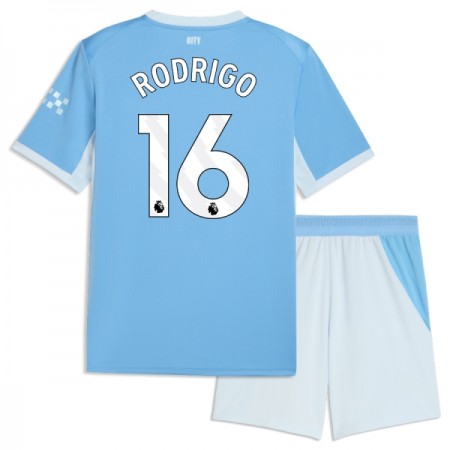 Virallinen pelipaita Manchester City Rodrigo 16 Koti 2026-27 Lyhythihainen - Lasten ( + Lyhyet housut ) Virallinen pelipaita Manchester City Rodrigo 16 Koti 2026-27 Lyhythihainen - Lasten ( + Lyhyet housut )