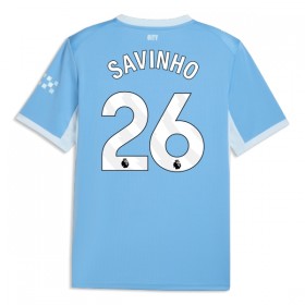 Virallinen pelipaita Manchester City Savinho 26 Koti 2026-27 Lyhythihainen - Miesten