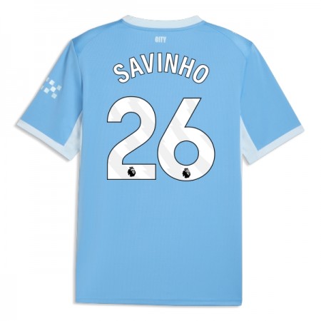 Virallinen pelipaita Manchester City Savinho 26 Koti 2026-27 Lyhythihainen - Miesten Virallinen pelipaita Manchester City Savinho 26 Koti 2026-27 Lyhythihainen - Miesten