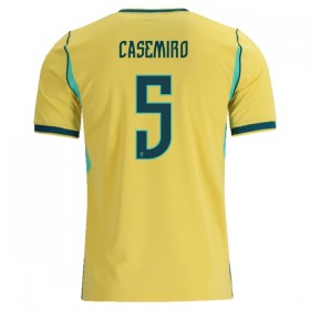 Virallinen pelipaita Brasilia Casemiro 5 Koti MM-kisat 2026 Lyhythihainen - Miesten