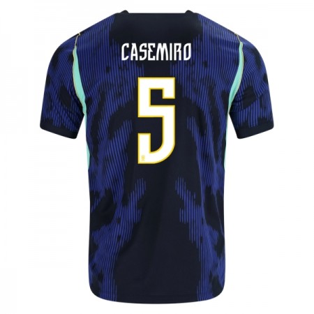 Virallinen pelipaita Brasilia Casemiro 5 Vieras MM-kisat 2026 Lyhythihainen - Miesten Virallinen pelipaita Brasilia Casemiro 5 Vieras MM-kisat 2026 Lyhythihainen - Miesten