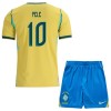 Virallinen pelipaita Brasilia Pele 10 Koti MM-kisat 2026 Lyhythihainen - Lasten ( + Lyhyet housut ) Virallinen pelipaita Brasilia Pele 10 Koti MM-kisat 2026 Lyhythihainen - Lasten ( + Lyhyet housut )