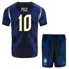Virallinen pelipaita Brasilia Pele 10 Vieras MM-kisat 2026 Lyhythihainen - Lasten ( + Lyhyet housut ) Virallinen pelipaita Brasilia Pele 10 Vieras MM-kisat 2026 Lyhythihainen - Lasten ( + Lyhyet housut )