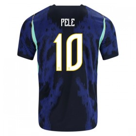 Virallinen pelipaita Brasilia Pele 10 Vieras MM-kisat 2026 Lyhythihainen - Miesten