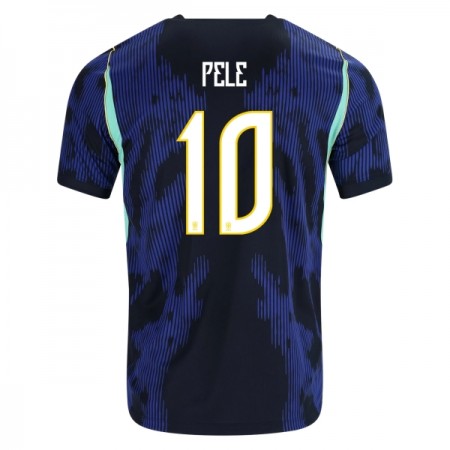 Virallinen pelipaita Brasilia Pele 10 Vieras MM-kisat 2026 Lyhythihainen - Miesten