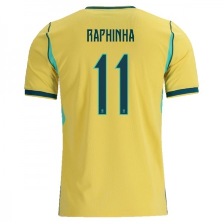 Virallinen pelipaita Brasilia Raphinha 11 Koti MM-kisat 2026 Lyhythihainen - Miesten