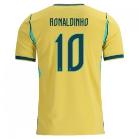 Virallinen pelipaita Brasilia Ronaldinho 10 Koti MM-kisat 2026 Lyhythihainen - Miesten