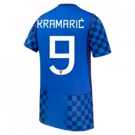 Virallinen pelipaita Kroatia Kramaric 9 Vieras MM-kisat 2026 Lyhythihainen - Miesten