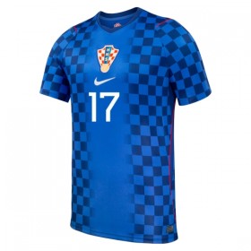 Virallinen pelipaita Kroatia P. Sucic 17 Vieras MM-kisat 2026 Lyhythihainen - Miesten