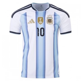 Virallinen pelipaita Argentiina Maradona 10 Koti MM-kisat 2026 Lyhythihainen - Lasten ( + Lyhyet housut )
