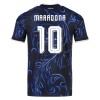 Virallinen pelipaita Argentiina Maradona 10 Vieras MM-kisat 2026 Lyhythihainen - Miesten Virallinen pelipaita Argentiina Maradona 10 Vieras MM-kisat 2026 Lyhythihainen - Miesten