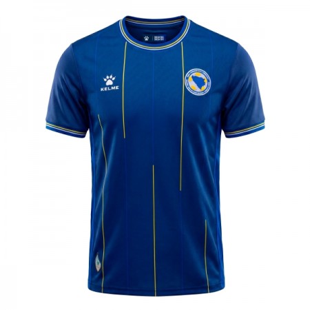 Virallinen pelipaita Bosnia and Herzegovina Koti MM-kisat 2026 Lyhythihainen - Miesten Virallinen pelipaita Bosnia and Herzegovina Koti MM-kisat 2026 Lyhythihainen - Miesten