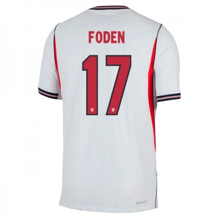 Virallinen pelipaita Englanti Foden 17 Koti MM-kisat 2026 Lyhythihainen - Miesten Virallinen pelipaita Englanti Foden 17 Koti MM-kisat 2026 Lyhythihainen - Miesten