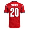 Virallinen pelipaita Englanti Palmer 20 Vieras MM-kisat 2026 Lyhythihainen - Miesten Virallinen pelipaita Englanti Palmer 20 Vieras MM-kisat 2026 Lyhythihainen - Miesten