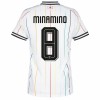 Virallinen pelipaita Japani Minamino 8 Vieras MM-kisat 2026 Lyhythihainen - Miesten Virallinen pelipaita Japani Minamino 8 Vieras MM-kisat 2026 Lyhythihainen - Miesten