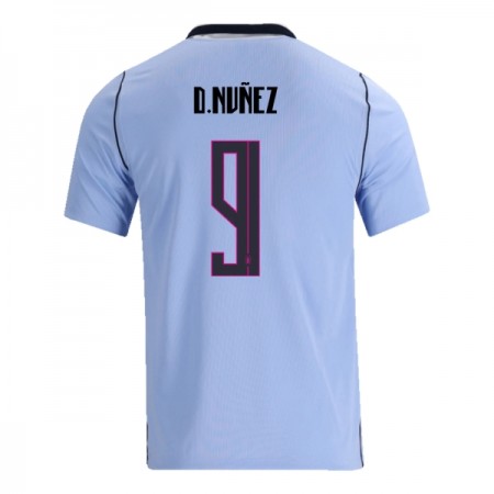Virallinen pelipaita Uruguay Darwin Nunez 9 Koti MM-kisat 2026 Lyhythihainen - Miesten Virallinen pelipaita Uruguay Darwin Nunez 9 Koti MM-kisat 2026 Lyhythihainen - Miesten