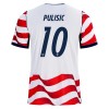 Virallinen pelipaita Yhdysvallat Pulisic 10 Koti MM-kisat 2026 Lyhythihainen - Miesten Virallinen pelipaita Yhdysvallat Pulisic 10 Koti MM-kisat 2026 Lyhythihainen - Miesten