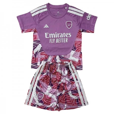 Virallinen pelipaita Arsenal Maalivahti 2026-27 Lyhythihainen Violetti - Lasten ( + Lyhyet housut ) Virallinen pelipaita Arsenal Maalivahti 2026-27 Lyhythihainen Violetti - Lasten ( + Lyhyet housut )